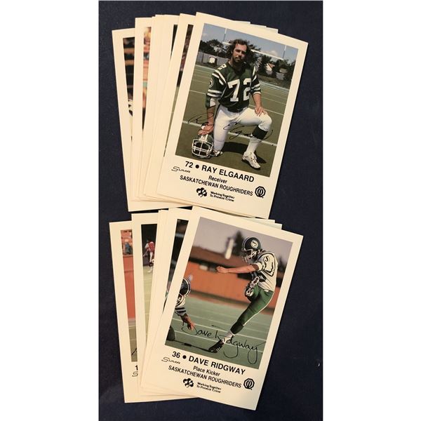1983 SASKATCHEWAN ROUGHRIDERS POLICE SET