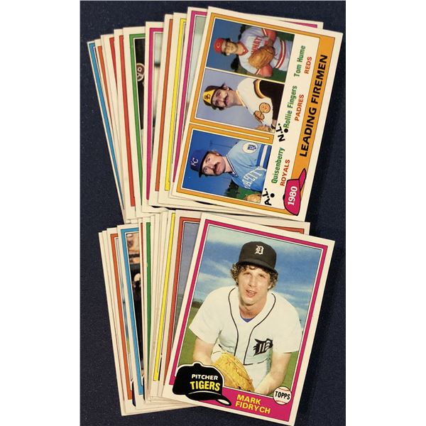 1981 TOPPS BASEBALL COLLECTION (25)