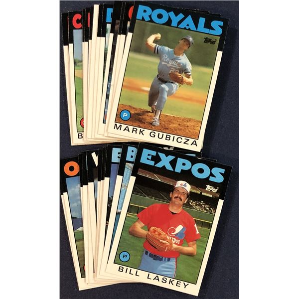 1986 TOPPS BASEBALL COLLECTION (25)