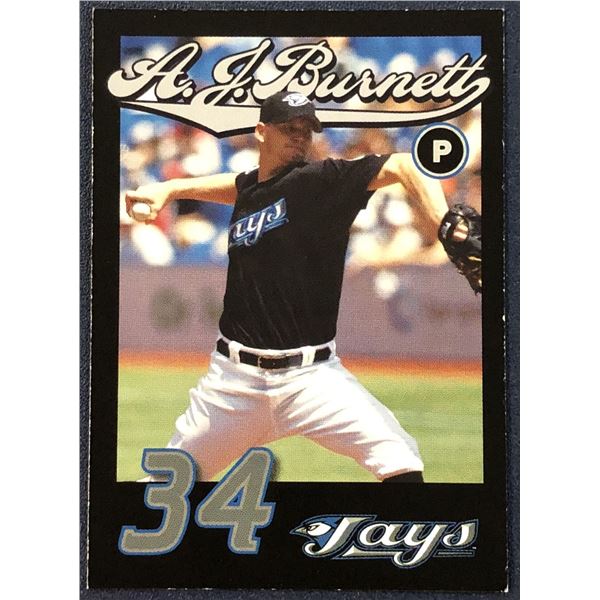 2007 BLUE JAYS PROMO A.J. BURNETT