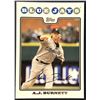 Image 1 : 2008 TOPPS A.J. BURNETT