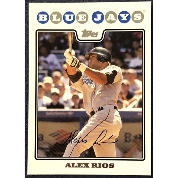 2008 TOPPS ALEX RIOS