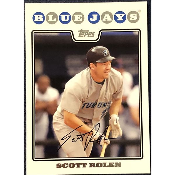 2008 TOPPS SCOTT ROLEN (HOF)
