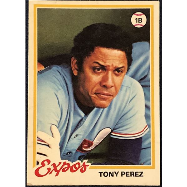 1978 O-PEE-CHEE TONY PEREZ (HOF)