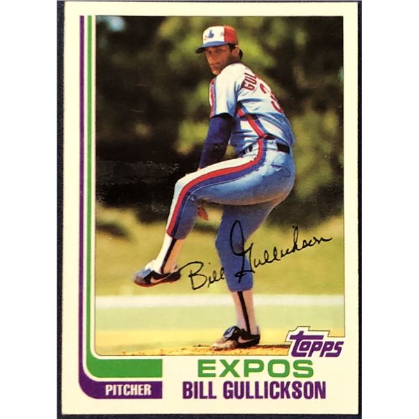 1982 TOPPS BILL GULLICKSON