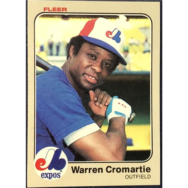 1983 FLEER WARREN CROMARTIE