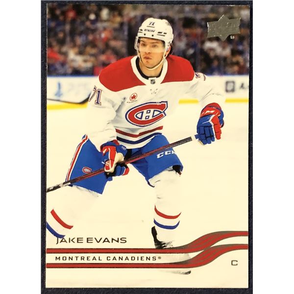 2025-26 UPPER DECK NHL JAKE EVANS