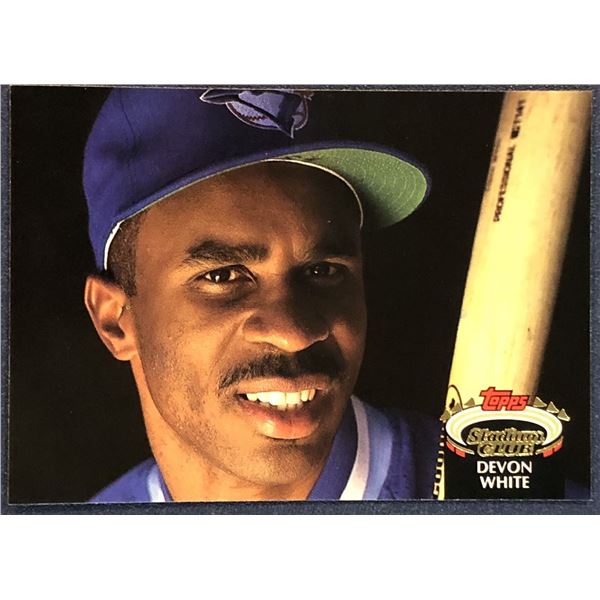 1992 TOPPS STADIUM CLUB BASEBALL DEVON WHITE