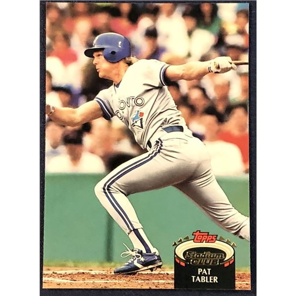1992 TOPPS STADIUM CLUB BASEBALL PAT TABLER