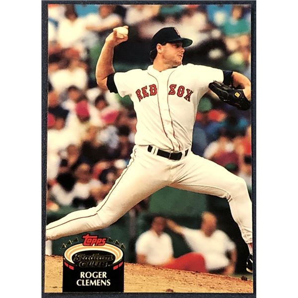 1992 TOPPS STADIUM CLUB BASEBALL ROGER CLEMENS