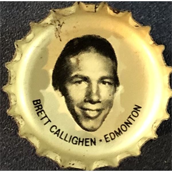 1980-81 PEPSI NHL BOTTLECAPS - BRETT CALLIGHEN