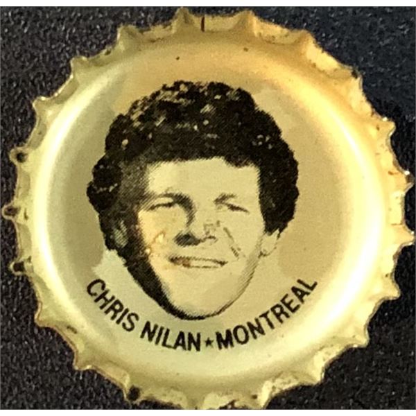 1980-81 PEPSI NHL BOTTLECAPS - CHRIS NILAN