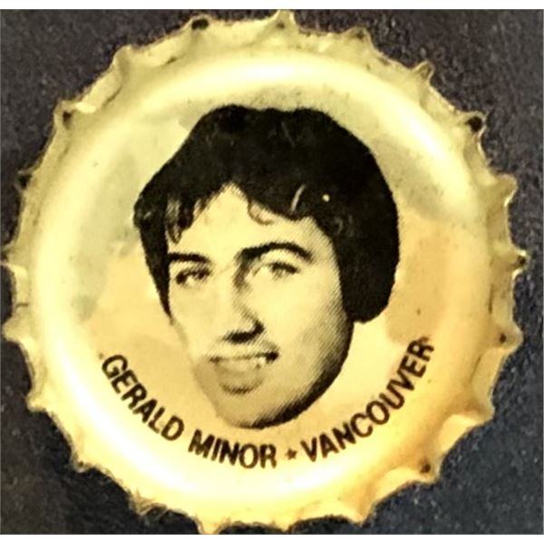 1980-81 PEPSI NHL BOTTLECAPS - GERRY MINOR