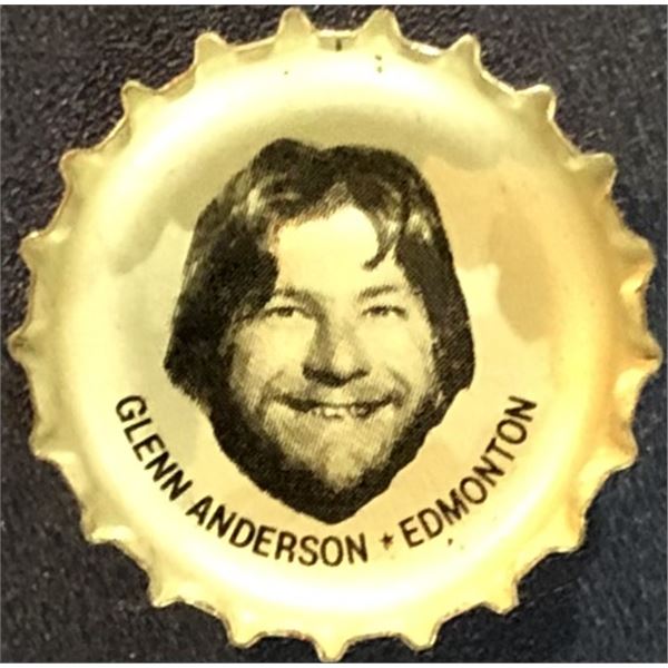 1980-81 PEPSI NHL BOTTLECAPS - GLENN ANDERSON (HOF)