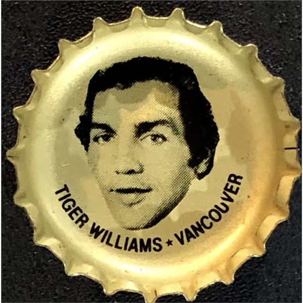 1980-81 PEPSI NHL BOTTLECAPS - TIGER WILLIAMS