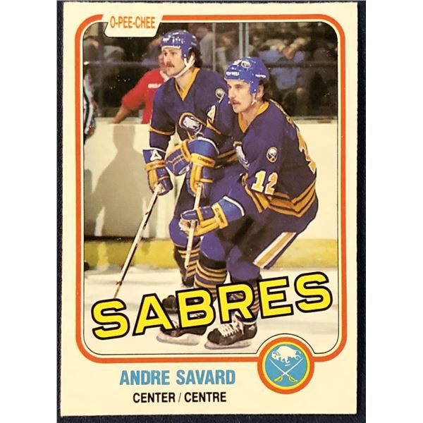 1981-82 O-PEE-CHEE ANDRE SAVARD