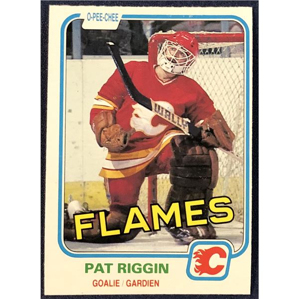 1981-82 O-PEE-CHEE PAT RIGGIN