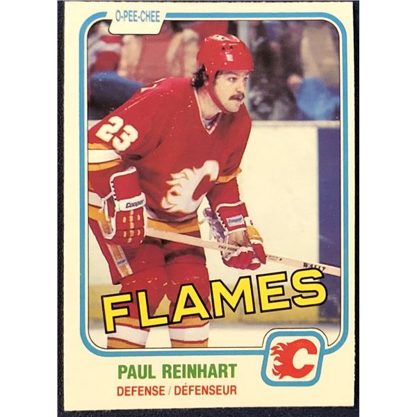 1981-82 O-PEE-CHEE PAUL REINHART