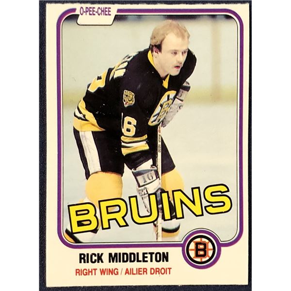 1981-82 O-PEE-CHEE RICK MIDDLETON (HOF)