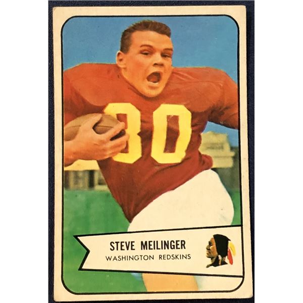 1954 BOWMAN NFL FOOTBALL STEVE MEILINGER