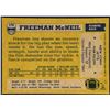 Image 2 : 1982 TOPPS FREEMAN McNEIL ROOKIE CARD
