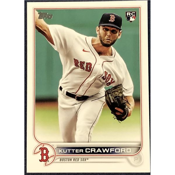 2022 TOPPS KUTTER CRAWFORD ROOKIE CARD