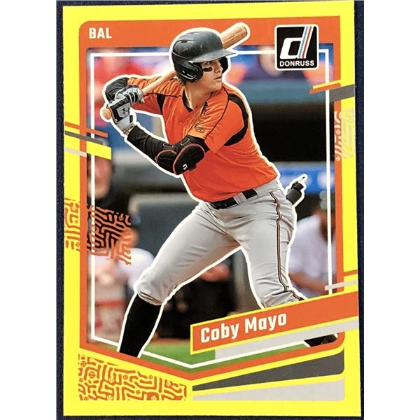 2023 DONRUSS COBY MAYO ROOKIE CARD