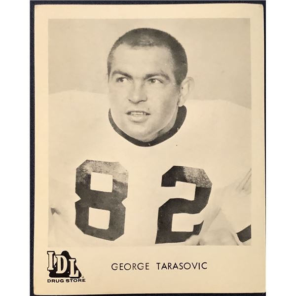 1963 IDL DRUG STORES PITTSBURGH STEELERS - GEORGE TARASOVIC