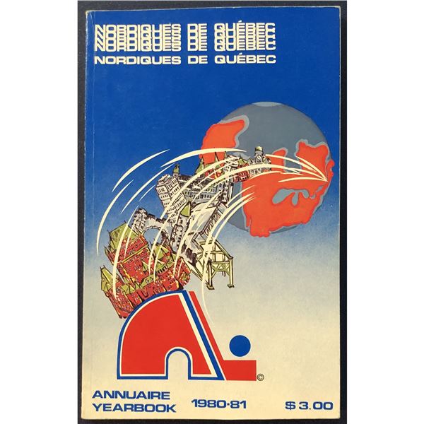 1980-81 QUEBEC NORDIQUES MEDIA GUIDE