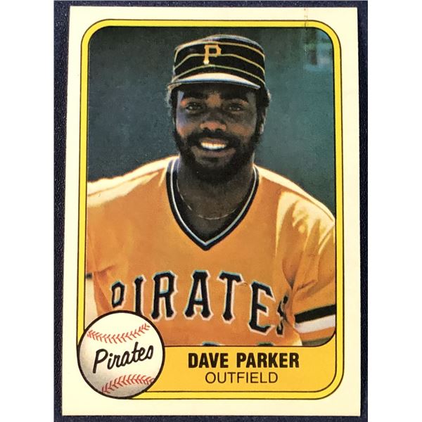 1981 FLEER DAVE PARKER (HOF)