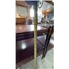Image 15 : Mahogany Two-Tier Side Tables with Drawers and Brass Casters