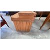 Image 3 : Wooden Storage Chest With Hinged Lid, 34" x 16" x 18.5"
