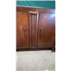 Image 3 : Art Deco Oak Sideboard Cabinet with Carved Details