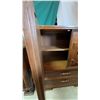 Image 9 : Wooden Cabinet With Brass Hardware, 49"H x 36"W x 21"D