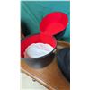 Image 5 : Black Wool Hat with Carry Case, 100% Wool, 13" Diameter Case