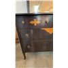 Image 6 : Wooden Dresser With Mirror and Brass Hardware, 43"W x 71"H x 21"D