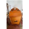 Image 2 : Wooden Bin with Hinged Lid and Drawer