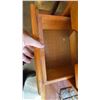 Image 5 : Wooden Bin with Hinged Lid and Drawer