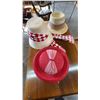 Image 1 : 3 Italian Straw Hats with Decorative Bands