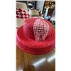 Image 2 : 3 Italian Straw Hats with Decorative Bands