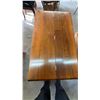 Image 6 : Wooden Writing Desk with Hinged Top and Turned Legs