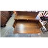 Image 9 : Wooden Writing Desk with Hinged Top and Turned Legs