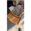 Image 2 : Wooden High Chair with Decorative Cushion