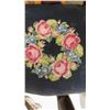 Image 6 : Mahogany Side Chair with Needlepoint Floral Seat