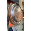Image 2 : Sheffield Silver Co. Silver-Plated Covered Serving Platter 19"