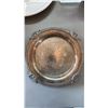 Image 1 : Sheffield Silverplate on Copper Serving Tray