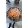 Image 11 : Ornate Silverplate Wine Cooler and Matching Tray Set