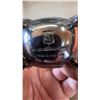 Image 3 : English Silver Plate Footed Pepper Shaker with Pierced Silver Mounts