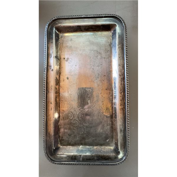 Marlboro Sheffield Silver Plated Rectangular Tray