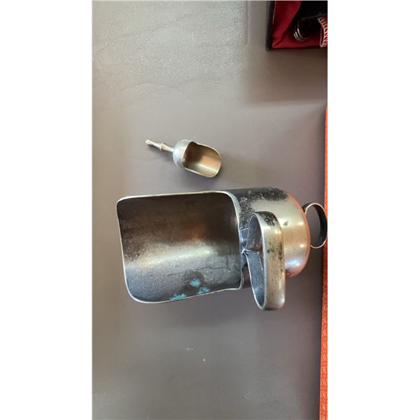 Silver Plated Sugar Shovel with Miniature Scoop